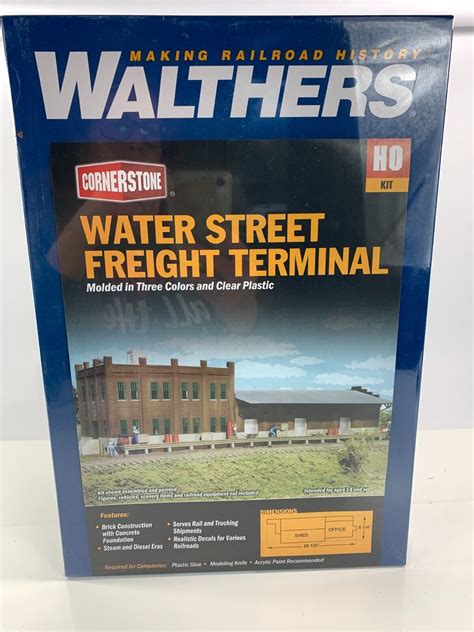 Walthers Cornerstone Water Street Freight Terminal Kit Ho