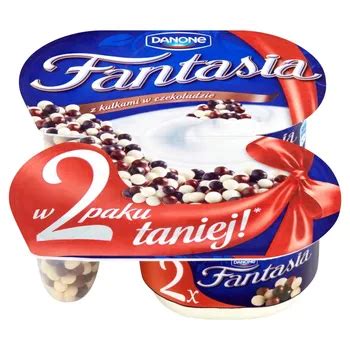 Danone Fantasia Jogurt Kremowy Z Kulkami W Czekoladzie G Sztuki