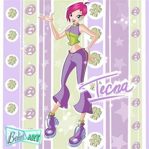 @balintart on Instagram: "Tecna fairy of technology ️ #winx #winxclub # ...