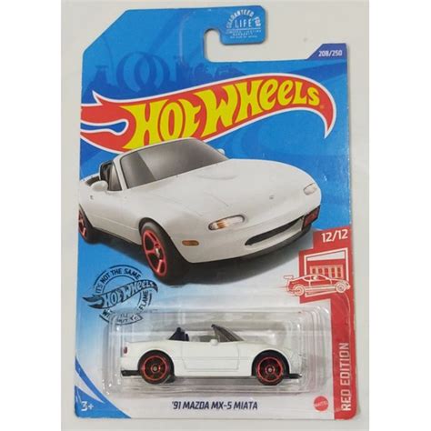 HOT WHEELS RED EDITION MAZDA MX 5 RED EDITION HOT WHEELS Shopee Malaysia
