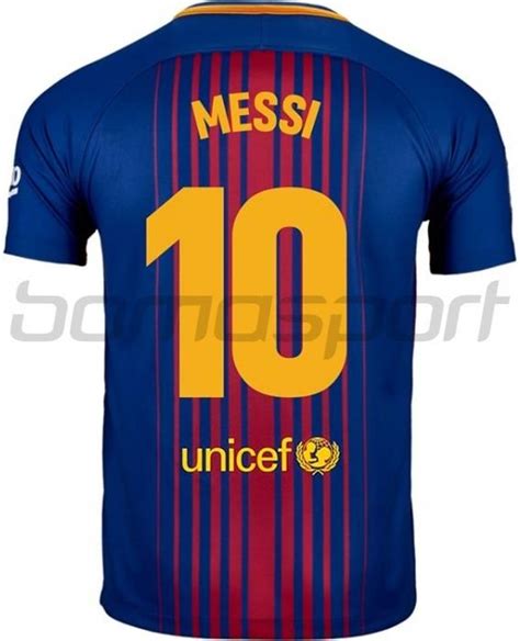 Nike Koszulka FC Barcelona Home 17 18 Nadruk Messi 10 Ceny I Opinie