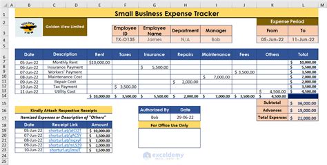 How To Keep Track Of Small Business Expenses In Excel 2 Ways