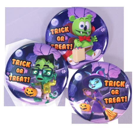 Gummibär the Gummy Bear Halloween Buttons Set of 3 - Etsy