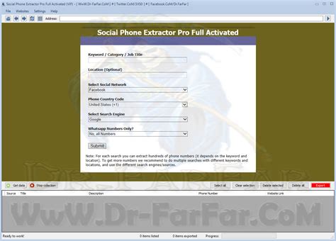 Social Phone Extractor Pro V6 1 0 Full Activated Discount 100 OFF