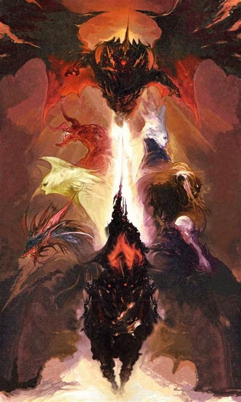 Final Fantasy Xiv Primals Bahamut Ifrit Shiva Garuda Titan