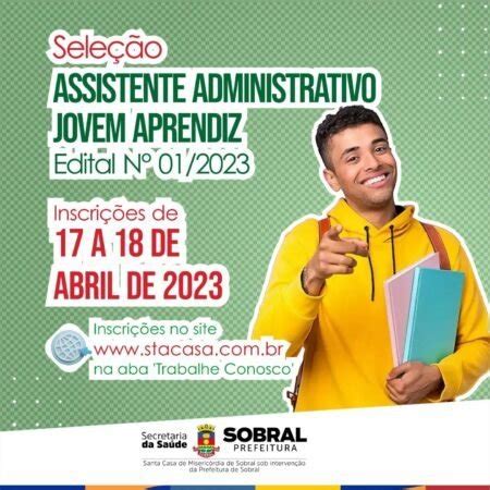 Santa Casa de Sobral está selecionando Jovem Aprendiz para área