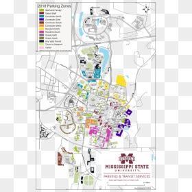 Mississippi State Campus Map, HD Png Download - vhv