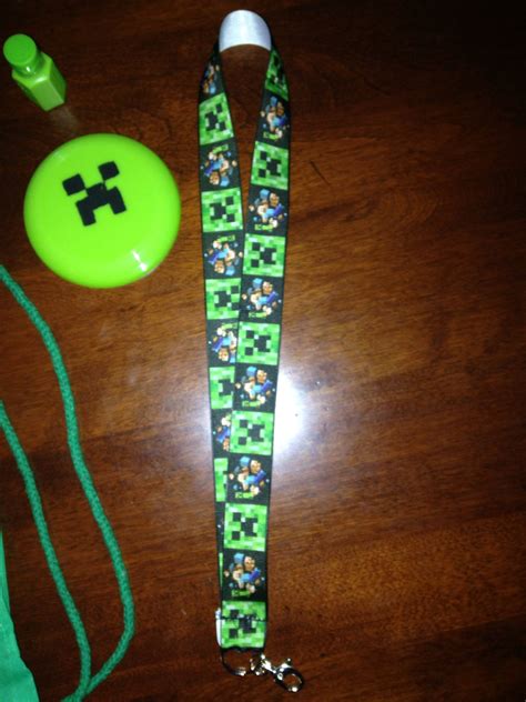 Minecraft Lanyard Minecraft Party Minecraft Crafts