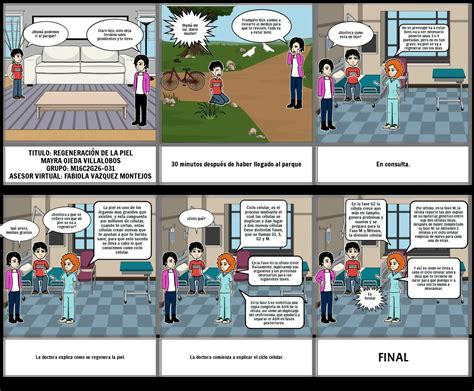 RegeneraciÓn De La Piel Storyboard By Ee6b6a80