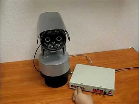 Поворотное устройство для уличной видеокамеры - YouTube