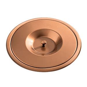 Lixeira Embutida De Cozinha Inox Redonda 5 Litros rosé Gold Fosca