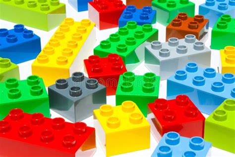 Lego Building Blocks Stock Image Image Of Building Brown