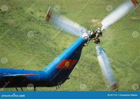 helicopter tail stock photo image   rotation details