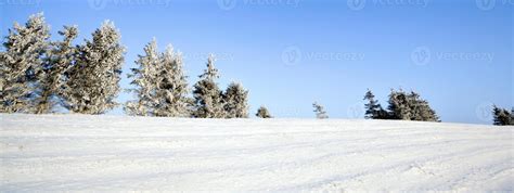 winter landscape with snow 9428663 Stock Photo at Vecteezy