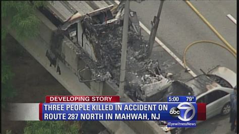 3 Victims Identified In Accident On Route 287 In Mahwah