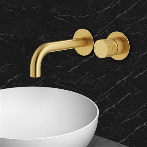 Mariner Logica Shine Wall Mounted Basin Mixer Projection 212 Mm For