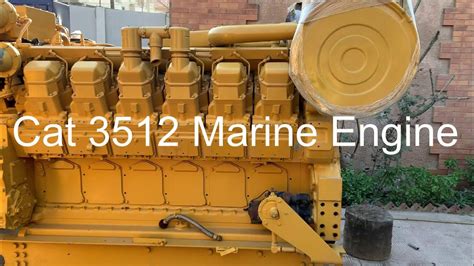 Cat 3512 Marine Engine Youtube