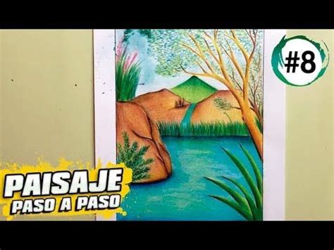 Paisaje A Color Con Lapices De Colores Paso A Paso Youtube