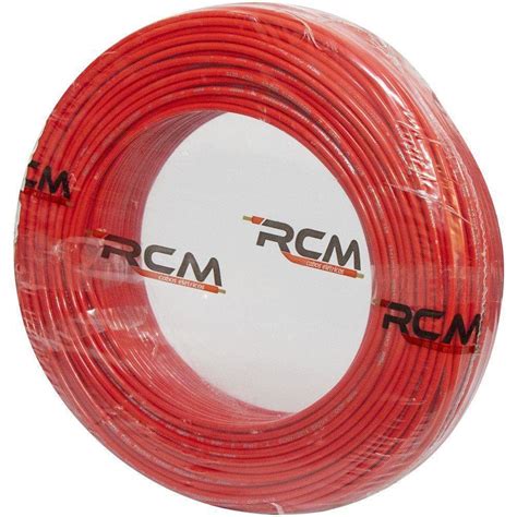 Cabo Flexível Rcm 4 00Mm Vermelho 100 Metros MadeiraMadeira