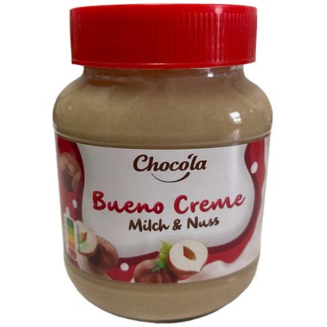 Bueno Creme Milch Nuss G Glas