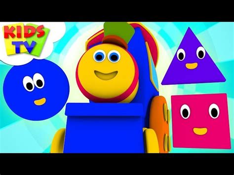 Shapes Train | Bob The Train Cartoons | Nursery Rhymes And Kids Songs ...