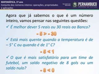Numeros Inteiros Operacoes E Propriedades - Conjuntos dos números inteiros operações, propriedades e aplicações.pptx