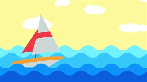 Boat Animation Stock Video Footage for Free Download