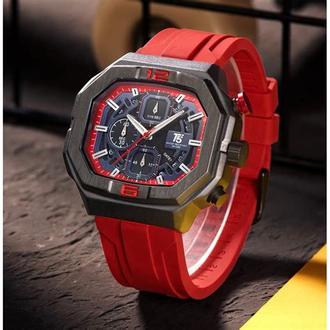 Jual New Jam Tangan Pria T5 H 3952G Original Chronograph Stopwatch Date