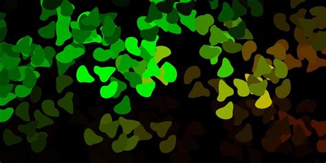 Dark Green Vector Background With Random Forms 12698353 Vector Art At