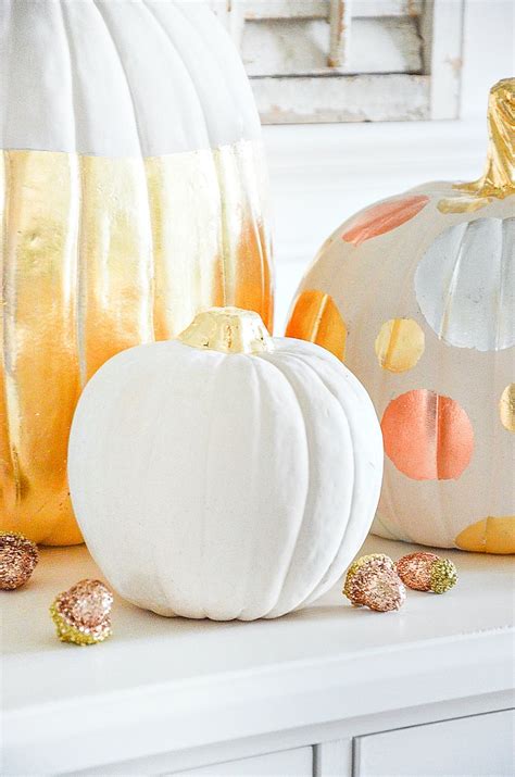 Gilded Pumpkin Diy Stonegable