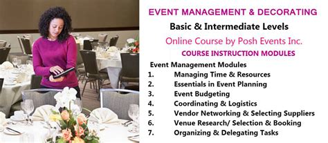 Event Management Online Course Event Planning