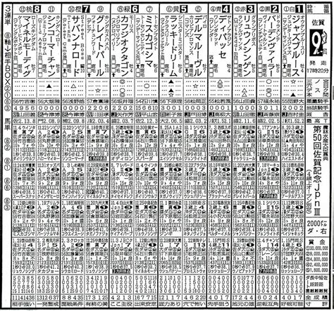 佐賀競馬9r出走表 ― スポニチ Sponichi Annex ギャンブル