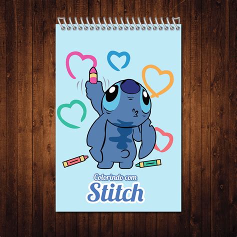 Lilo e Stitch / Livro de Colorir / Estilo Bobbie Goods | Elo7