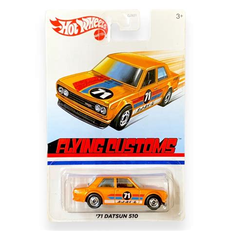 Miniatura Carro Hot Wheels 71 Datsun 510 Flying Customs Shopee Brasil