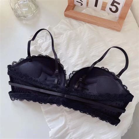 Soutien Gorge Soutien Gorge En Dentelle Pour Femmes Lingerie Sexy Petits Seins Sans Anneau En