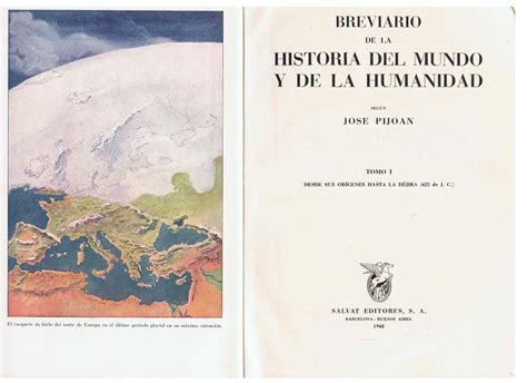 BREVIARIO DE LA HISTORIA DEL MUNDO Y DE LA HUMANIDAD 2 Tomos By