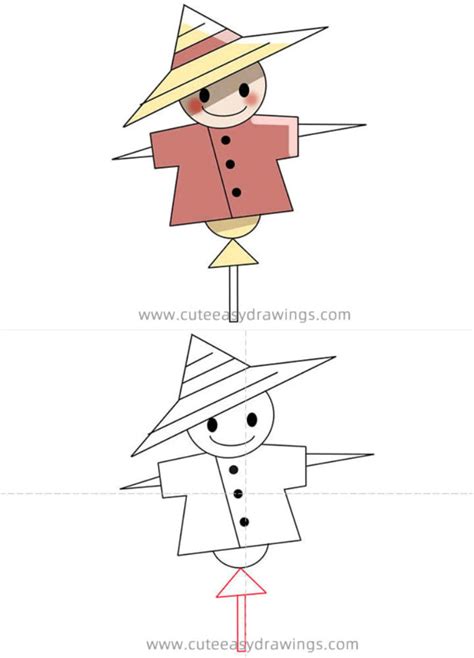 25 Easy Scarecrow Drawing Ideas - How to Draw a Scarecrow