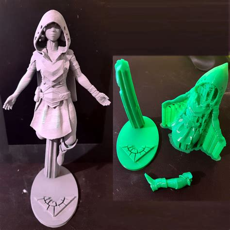 3d Printable Spellbreak Marla Levitating By Ben 3d