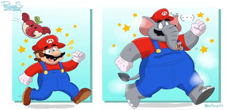 ELEPHANT MARIO. by PANCHITO15 on DeviantArt