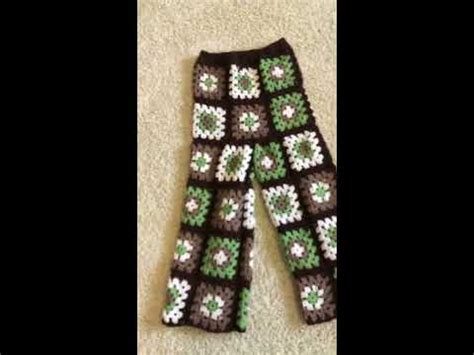 Crocheting Granny Square Pants YouTube