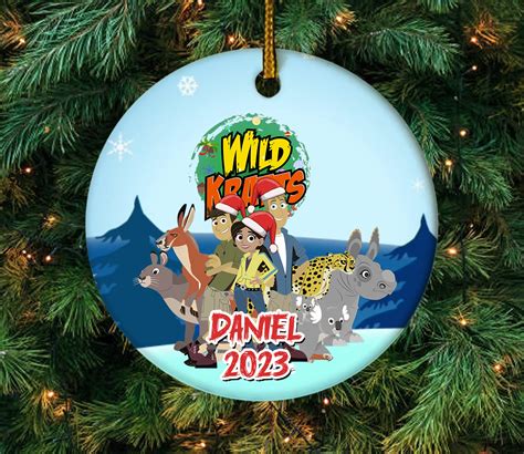 Personalized Wild Kratts Ornament, Wild Kratts Christmas, Wi - Inspire Uplift