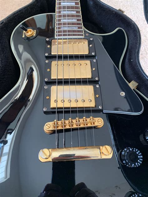 Epiphone Les Paul Custom Black Beauty 3 Pickup 1996 2019 Ebony