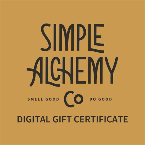 Gift Card – Simple Alchemy Co