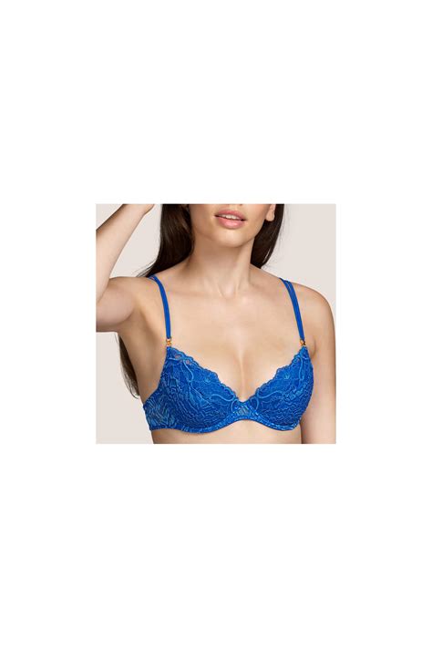 Blue Push Up Bra Andres Sarda Sales Blue Lace Lingerie Unas Push