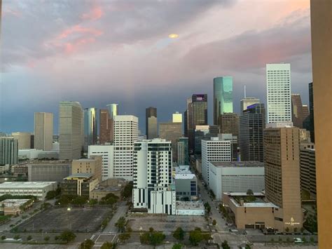 Houston Skyline at Sunset