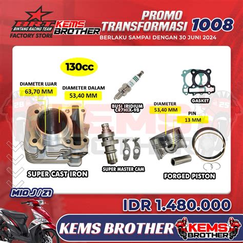 Jual Paket Blok Casting Iron Noken As Original Brt Bore Up Cc