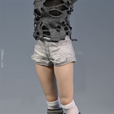Scale Female Denim Shorts Hot Pants Clothing For Action Figure Hobby Store