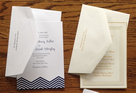 Wedding Invitations Inner Envelope Etiquette