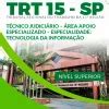 Apostila TRT SP 2023 Téc Judiciário Tecnologia Informação