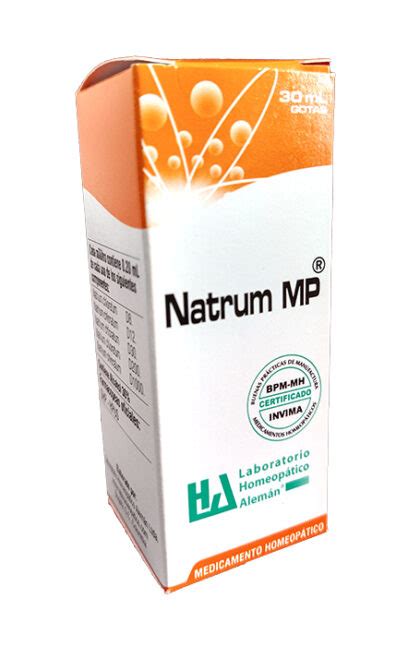 Natrum Mp Lha Gotas Ml Alimentarte Saludable